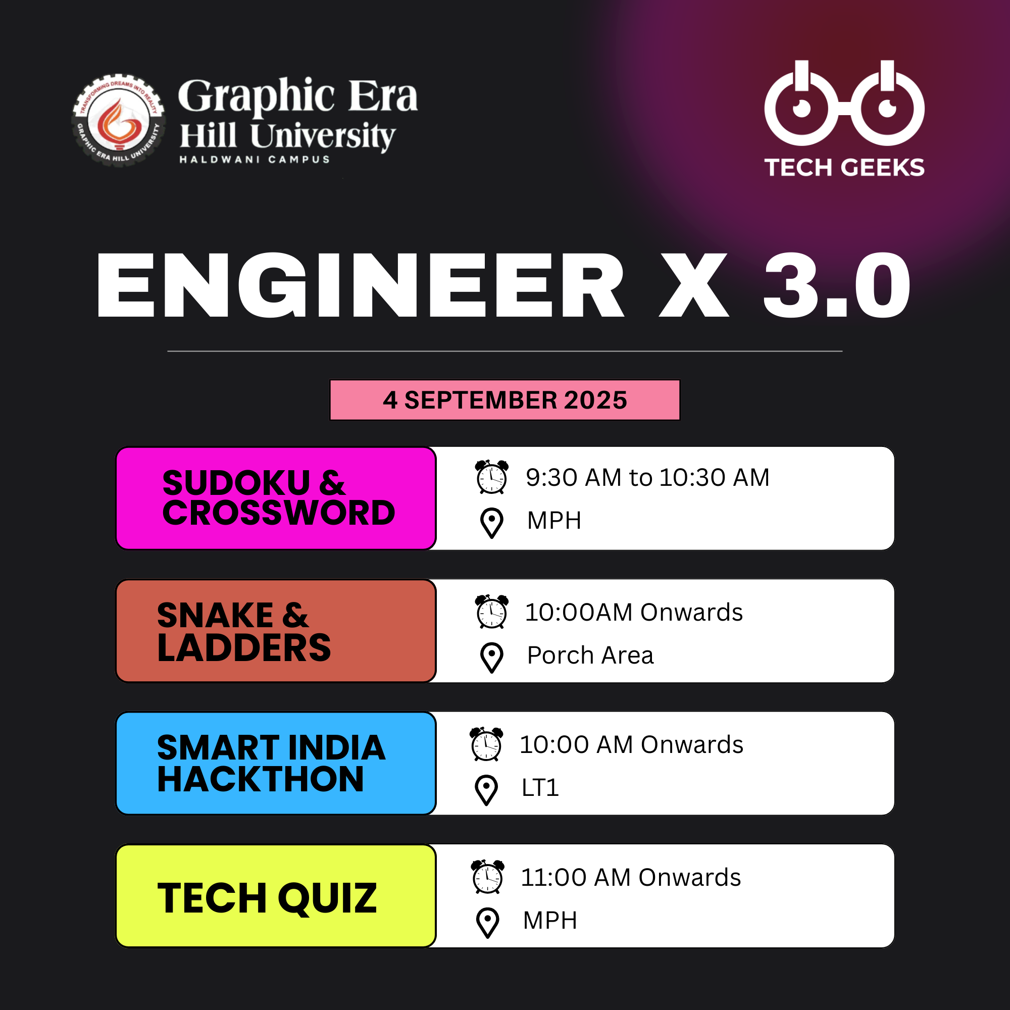 Tech Geeks - Website of Tech Geeks Club, GEHU Haldwani